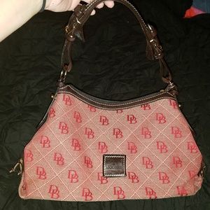 Dooney & Bourke canvas monogram bag